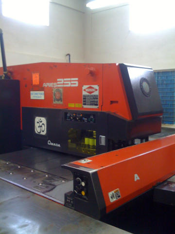 Amada Aries 255, Machine ID: 4816
